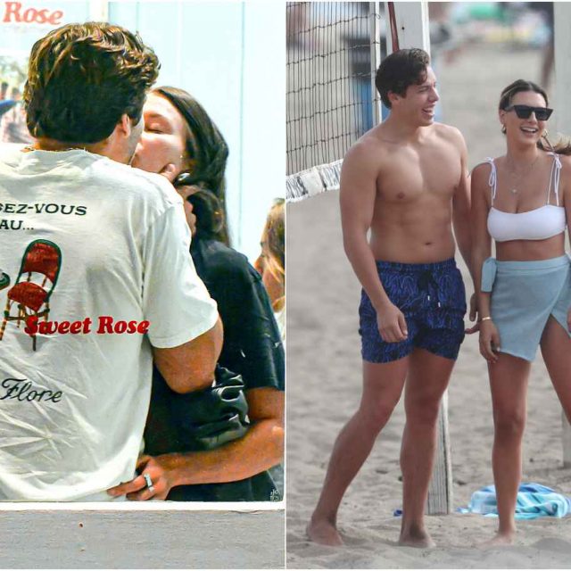 シュワルツェネッガー26歳息子、デート中に彼女とキスの嵐