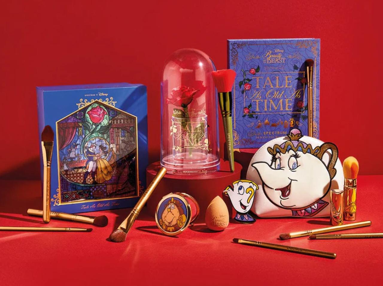 『美女と野獣』とメイクブラシブランドがコラボ!あのキャラやアイテムがメイクツールに
