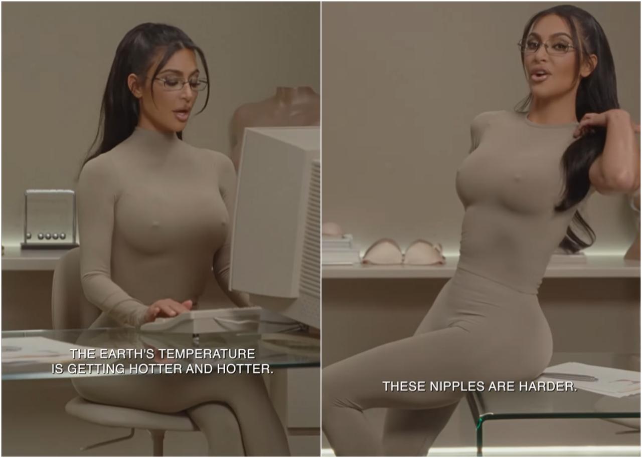 キム・カーダシアンが『乳首が見えるブラ』を開発、環境保護問題について訴える