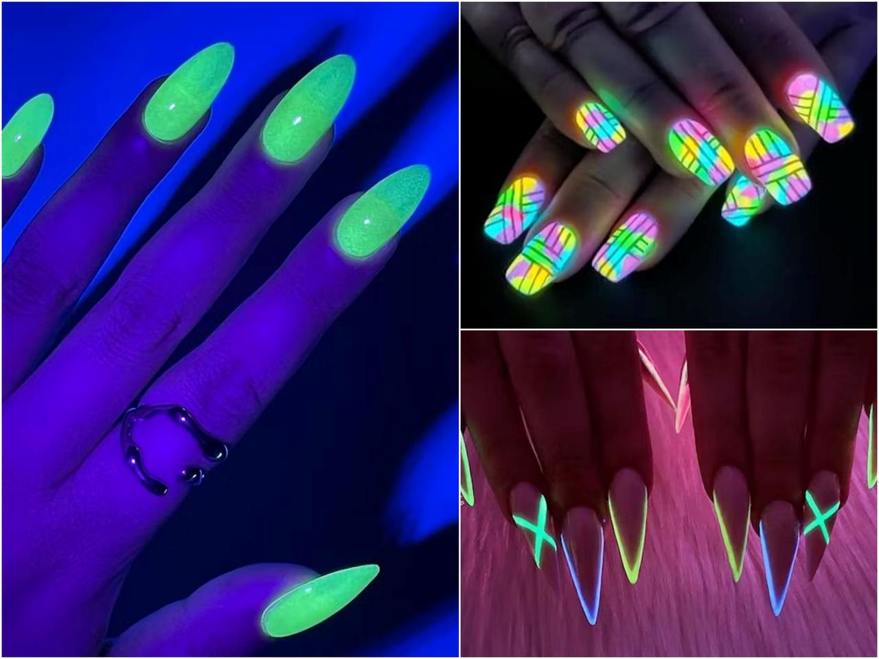 暗闇の中で光る！SNSで話題の「グロウネイル」がハロウィンにピッタリ