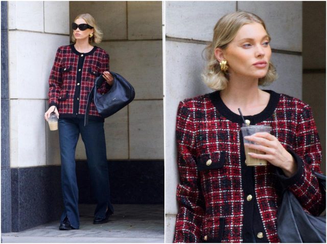 エルザ・ホスク、洗練された大人の秋コーデ【セレブの最新スタイル】