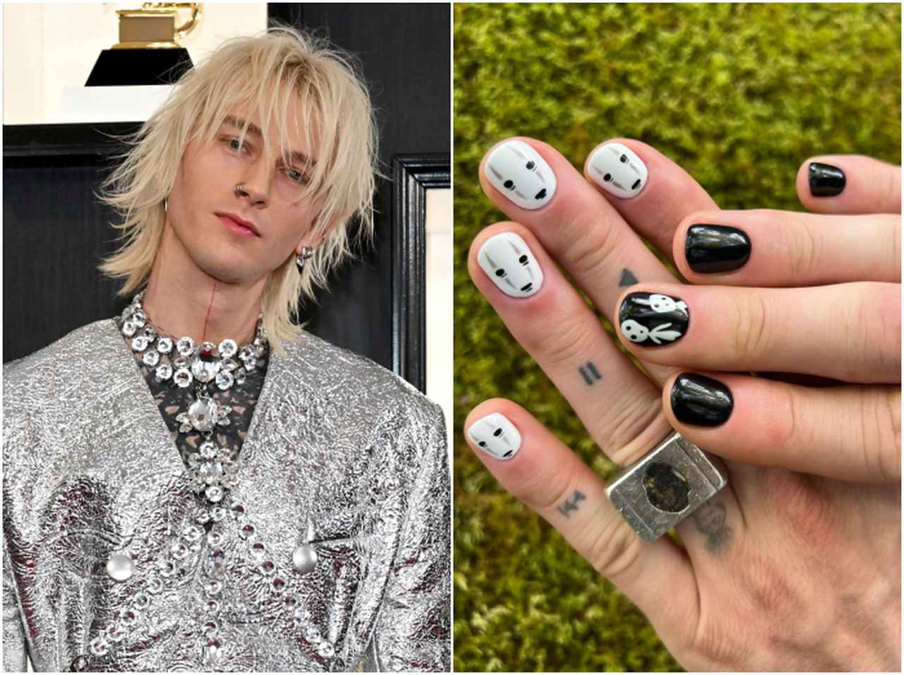 来日中“こだま&カオナシネイル”に挑戦、ジブリの大ファンセレブ