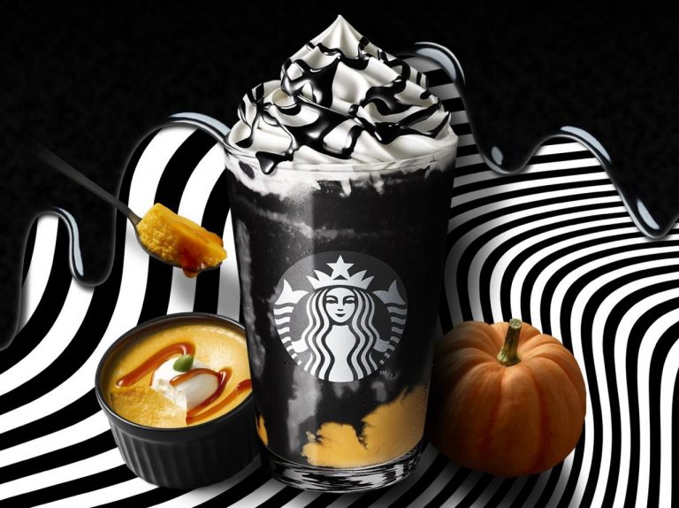 フラペチーノが真っ黒に!スターバックスからハロウィン限定「Booooo フラペチーノ®」が登場