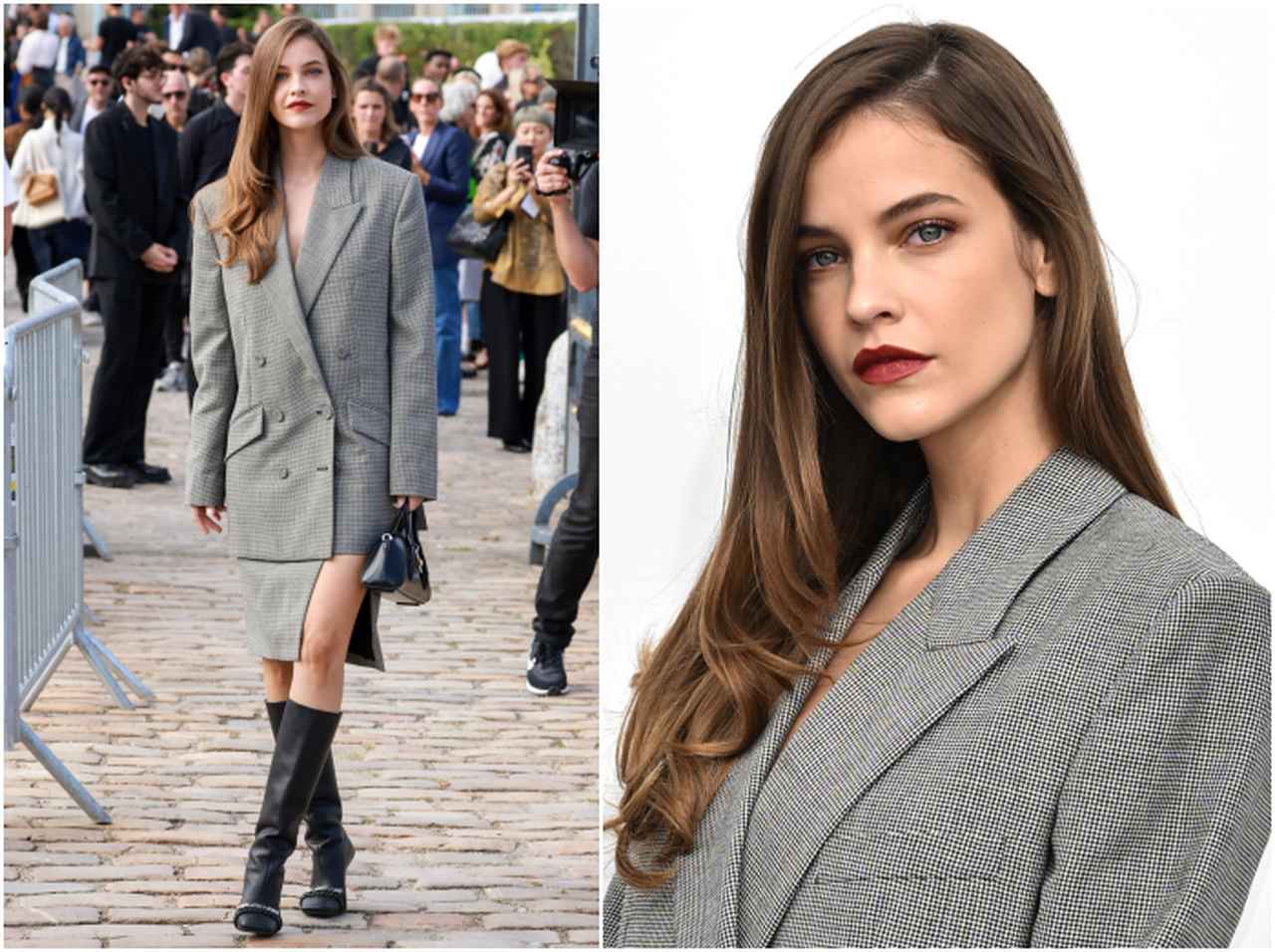 バーバラ・パルヴィン、オーバーサイズジャケットが主役の秋コーデ【セレブの最新スタイル】