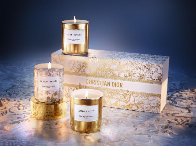 メゾン クリスチャン ディオールより、華やかなゴールドのキャンドルコレクションが登場
