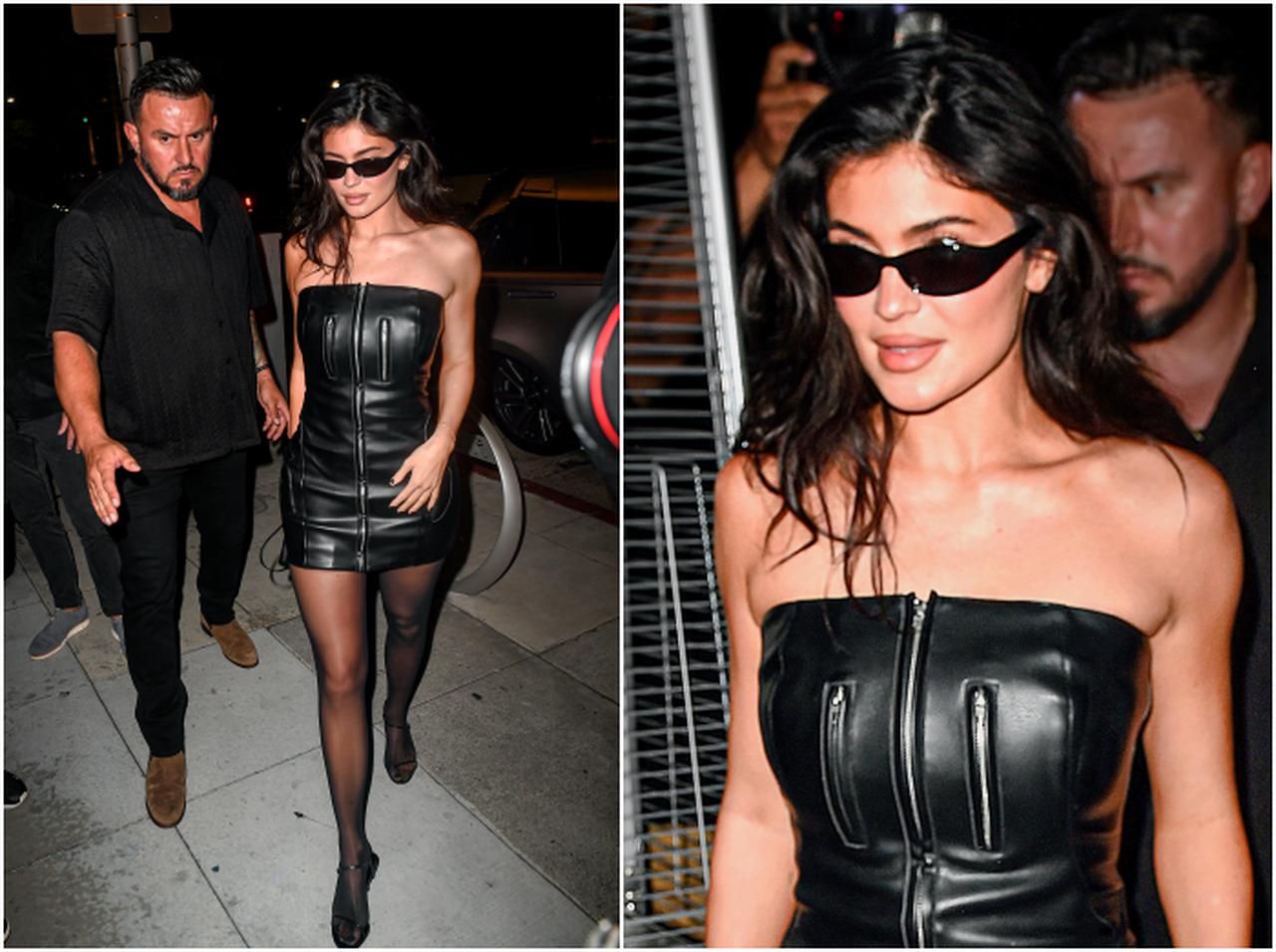 カイリー・ジェンナー、エッジーなオールブラックコーデ【セレブの最新スタイル】