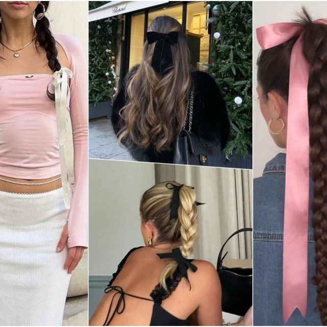 『リボン』さえあればOK！ホリデーにぴったりのヘアアレンジ集