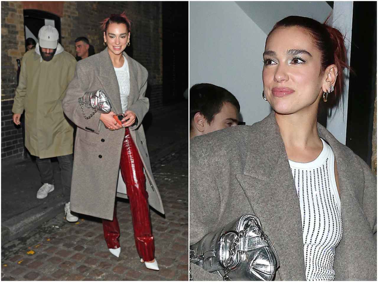 デュア・リパ、秋カラーで作るナイトアウトコーデ【セレブの最新スタイル】