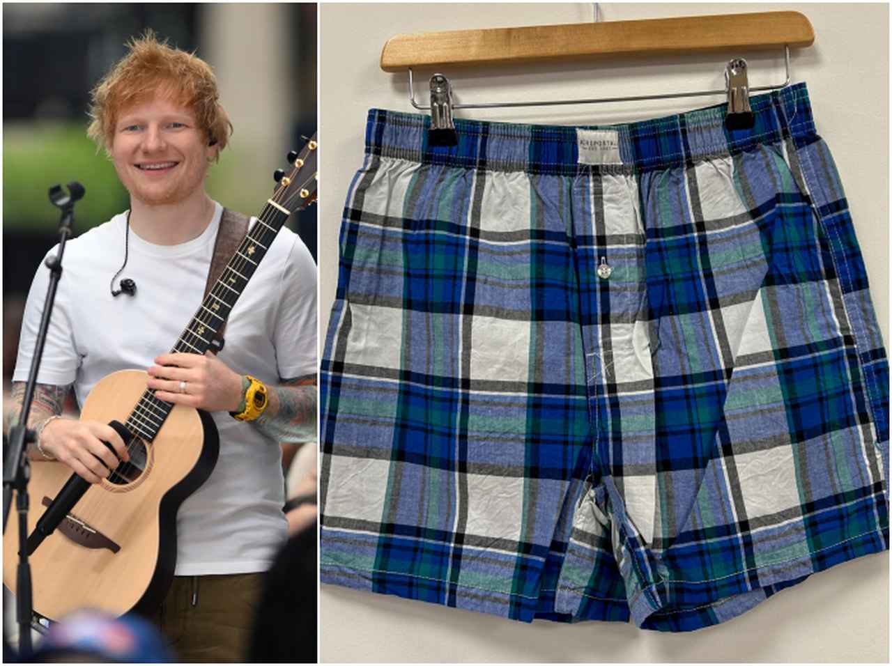 エド・シーランが『使用済みパンツ』を売る