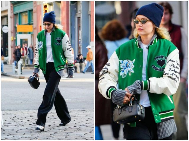 ジジ・ハディッドのスタジャンスタイル【セレブの最新スタイル】