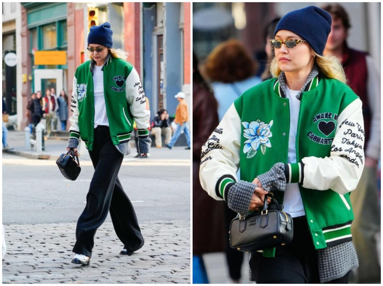 ジジ・ハディッドのスタジャンスタイル【セレブの最新スタイル】