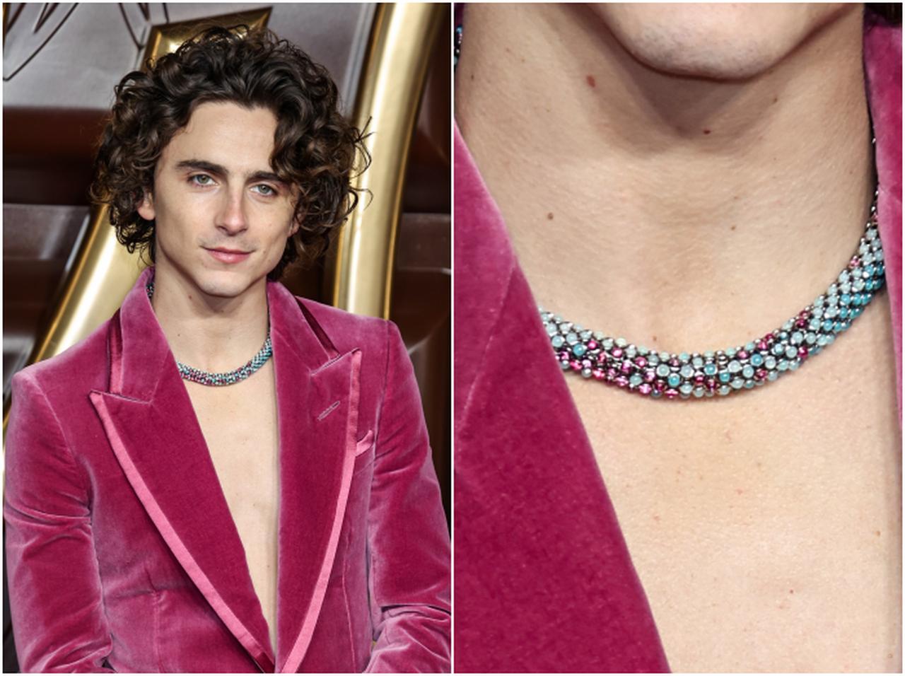 カルティエのネックレスは自身でデザインしたものだった! ティモシー・シャラメ、『ウォンカ』プレミアでの首元に注目