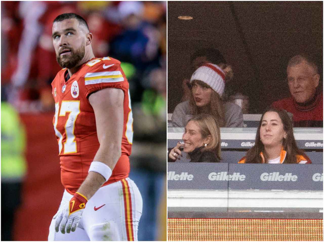 テイラー・スウィフト、元アメフト選手の父親と共に恋人トラビスの試合へ