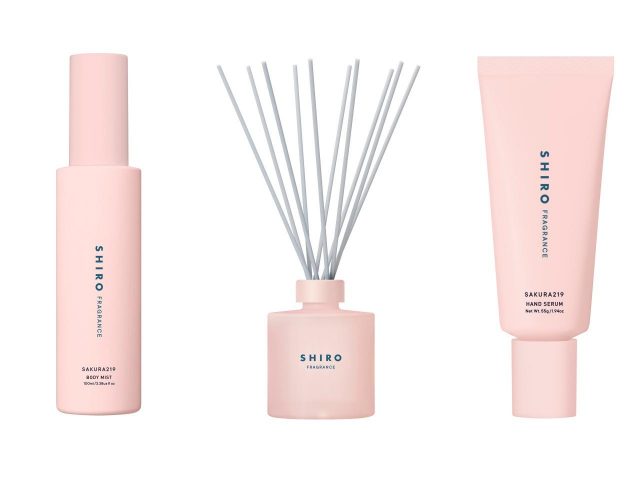 SHIRO、ピンクの容器に入った限定フレグランス「さくら219」発売