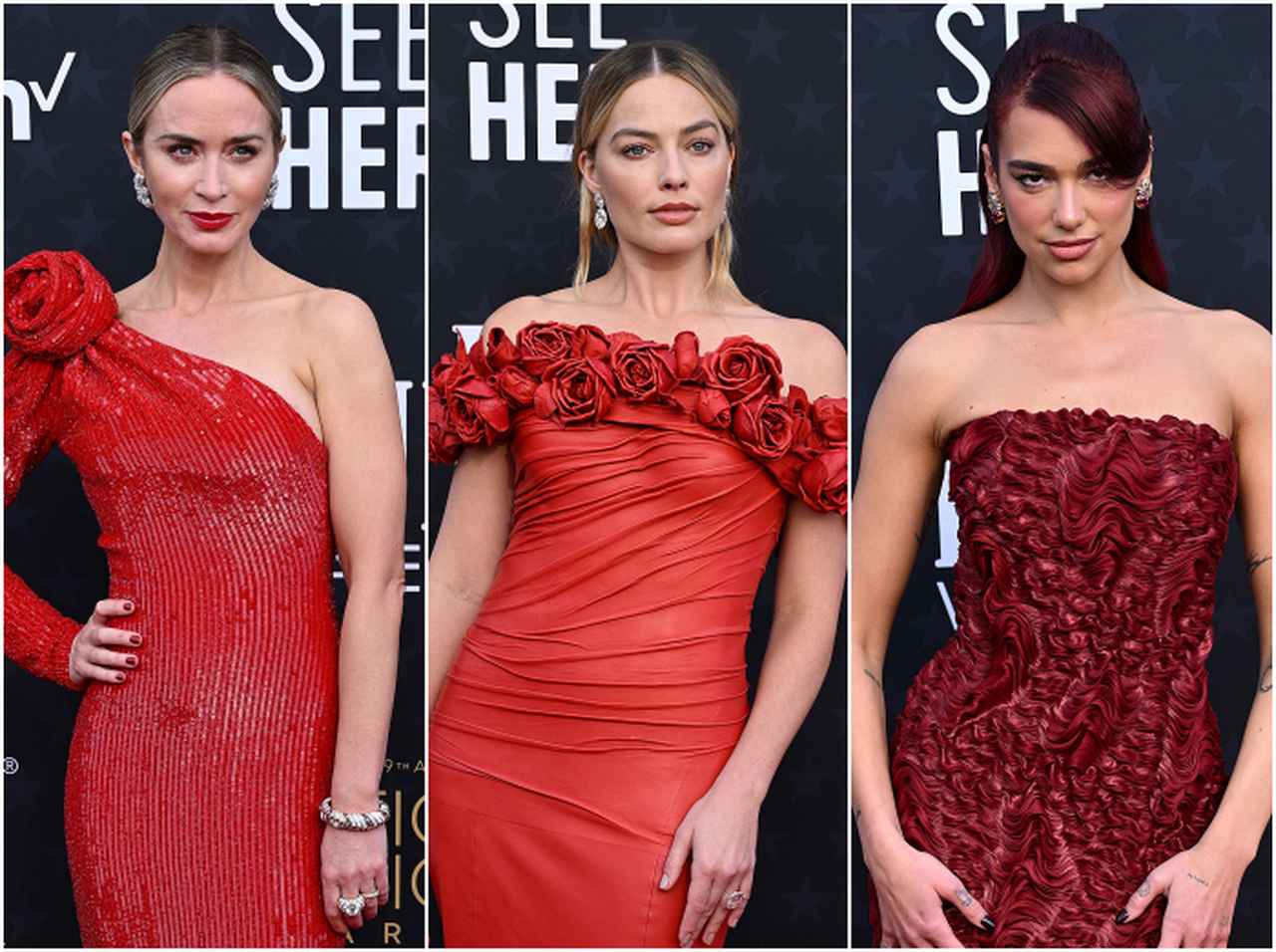 クリティクス・チョイス・アワードは『赤』が人気！セレブのアワードスタイルをお届け