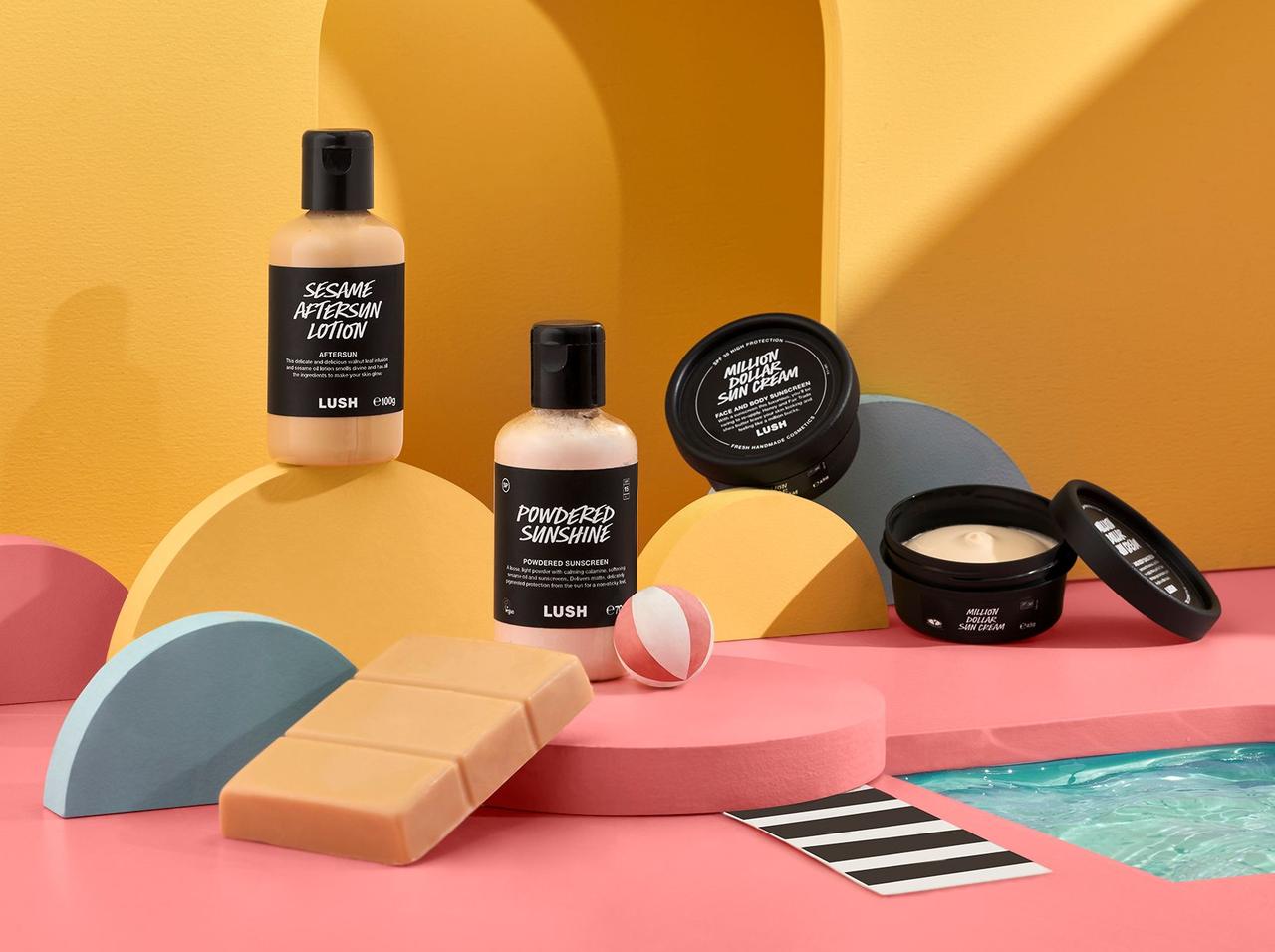 固形タイプもパウダーも!LUSHからクルエルティフリーのサンケア4種が登場