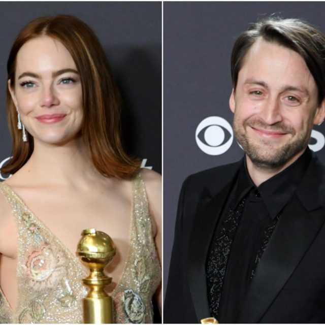 エマ・ストーン、元彼であるマコーレー・カルキンの弟と歓喜のハグ