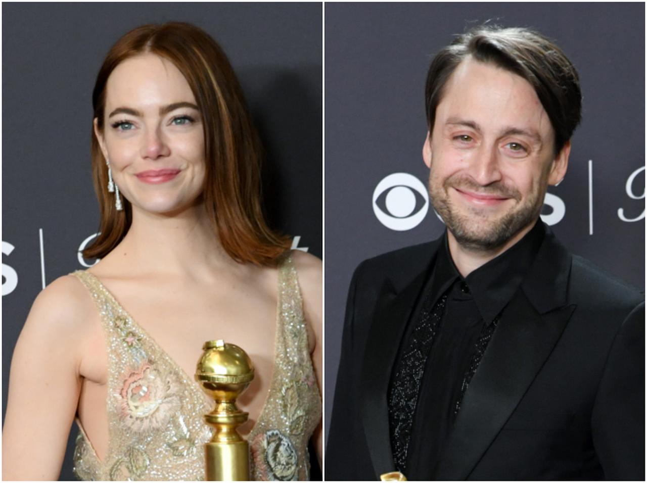 エマ・ストーン、元彼であるマコーレー・カルキンの弟と歓喜のハグ