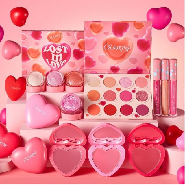 色が変わるスポンジも！Colourpopのバレンタインコスメが可愛すぎる