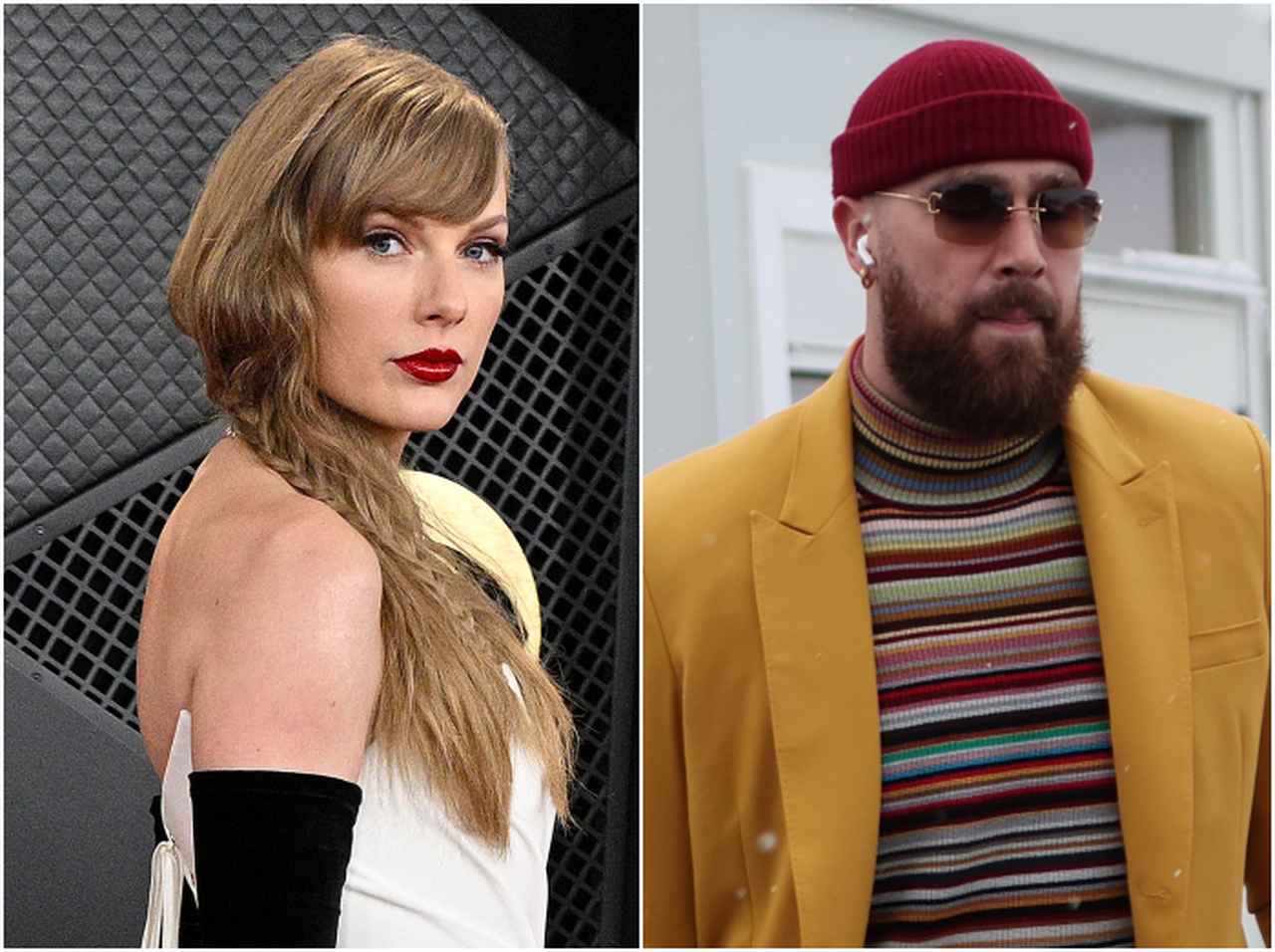 テレビで生中継、テイラー・スウィフトの恋人が国をまたぎテイラーの元へ