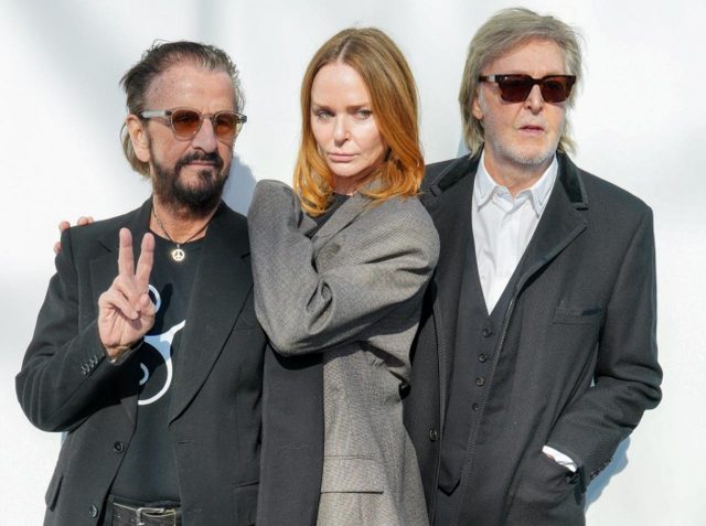 ポール＆リンゴが集合、ポール・マッカートニー娘が2人に駆け寄りハグ＆キス