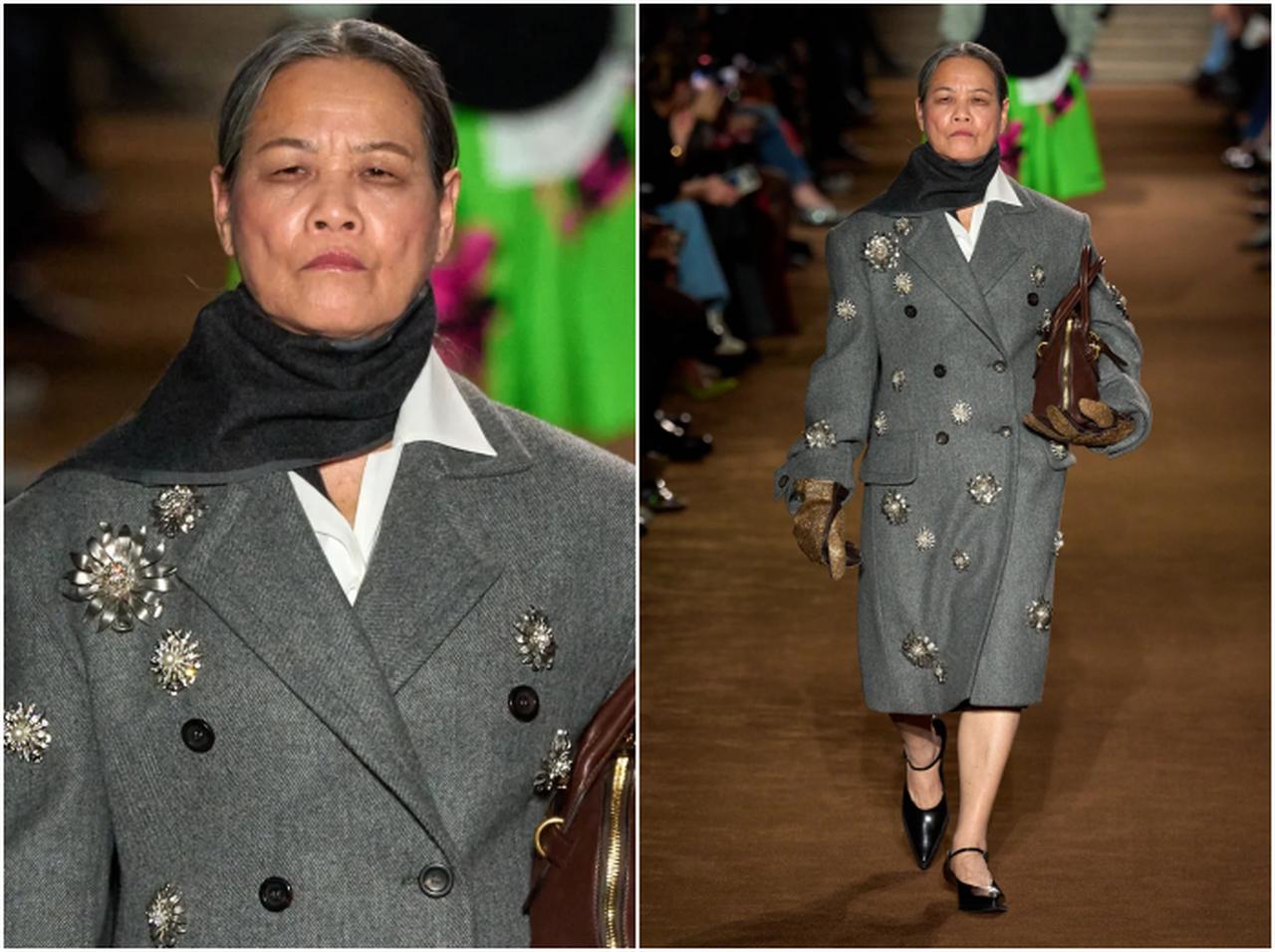 70歳の医師がミュウミュウのショーに登場、「夢を諦めないで」とエール