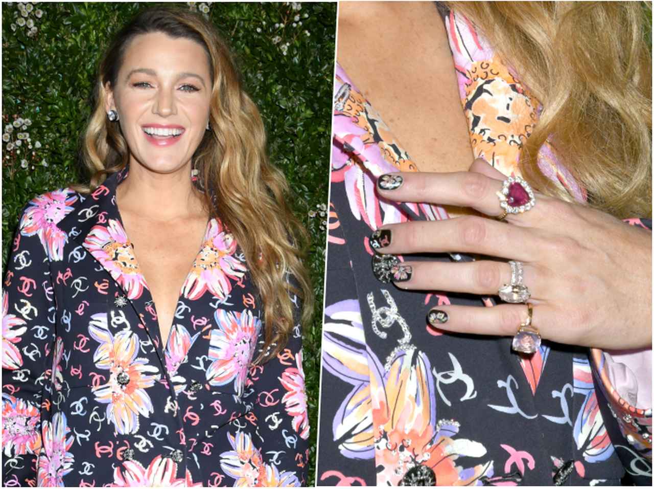 日本人ネイリストの技が光る、ブレイク・ライブリーの「シャネルネイル」