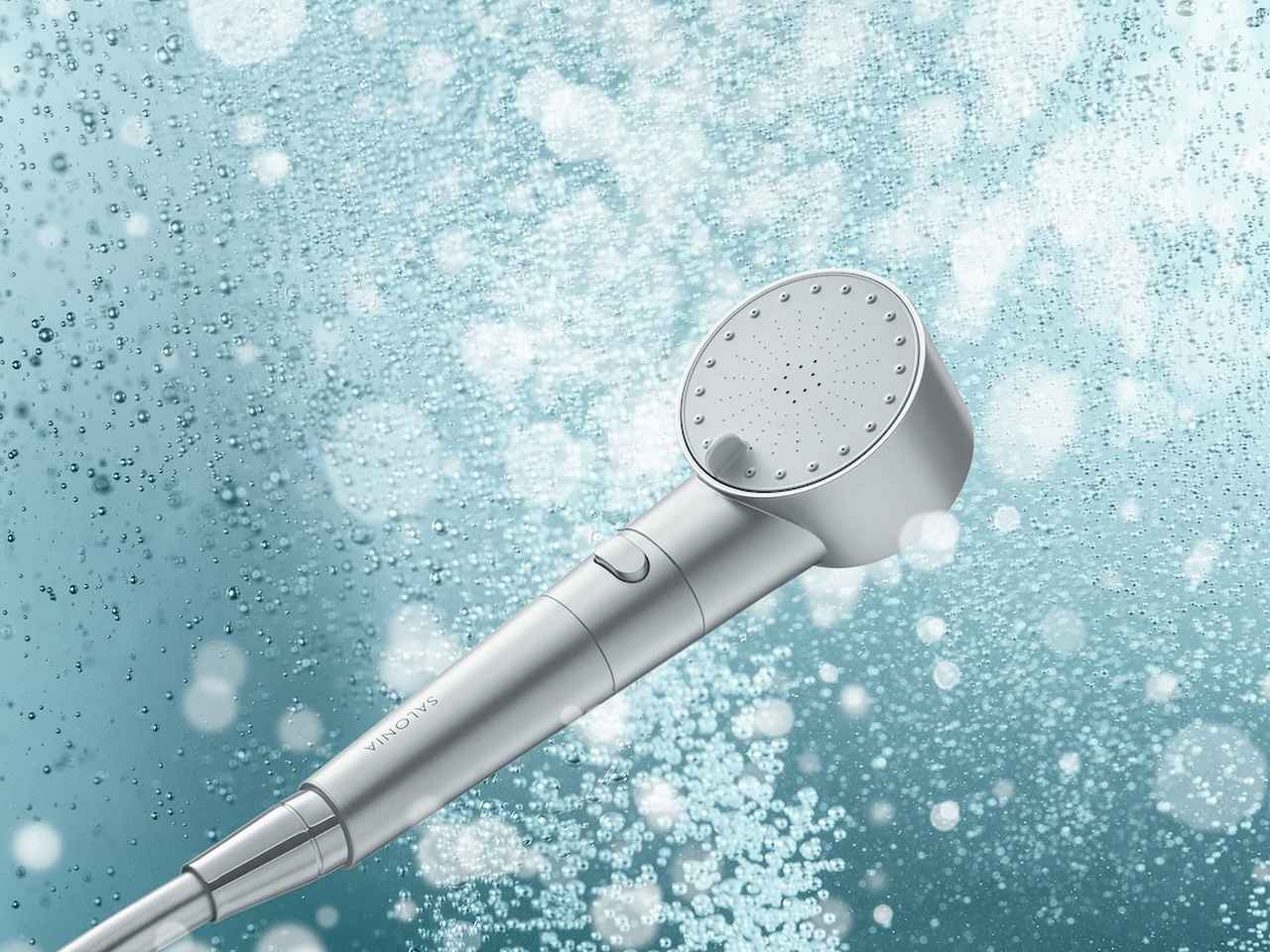 自宅で気軽に炭酸ヘッドスパ体験　SALONIAからブランド初の「重炭酸美容バブルシャワーヘッド」が発売