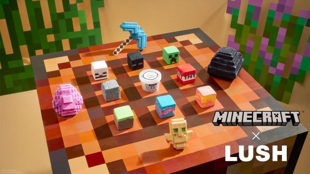 ゲームに登場するブロックやモブ、ツールから着想　「Minecraft x Lush」限定コレクション発売
