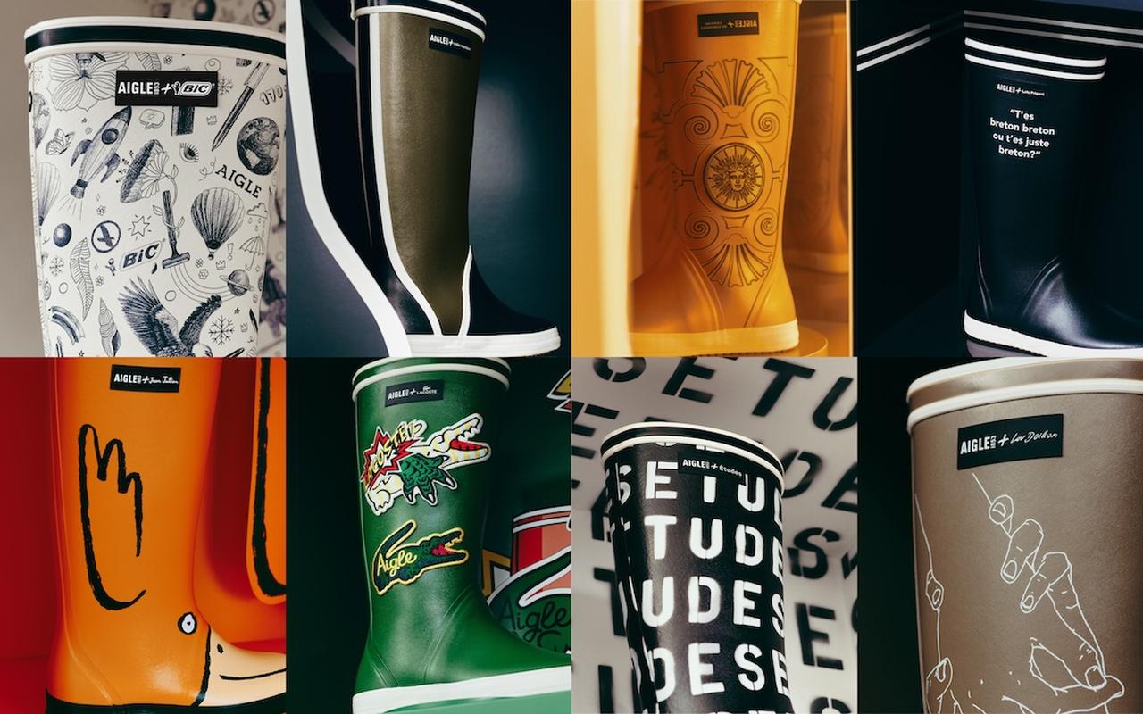 AIGLE 170 「+1」周年記念 8組とのコラボラバーブーツを数量超限定で発売!