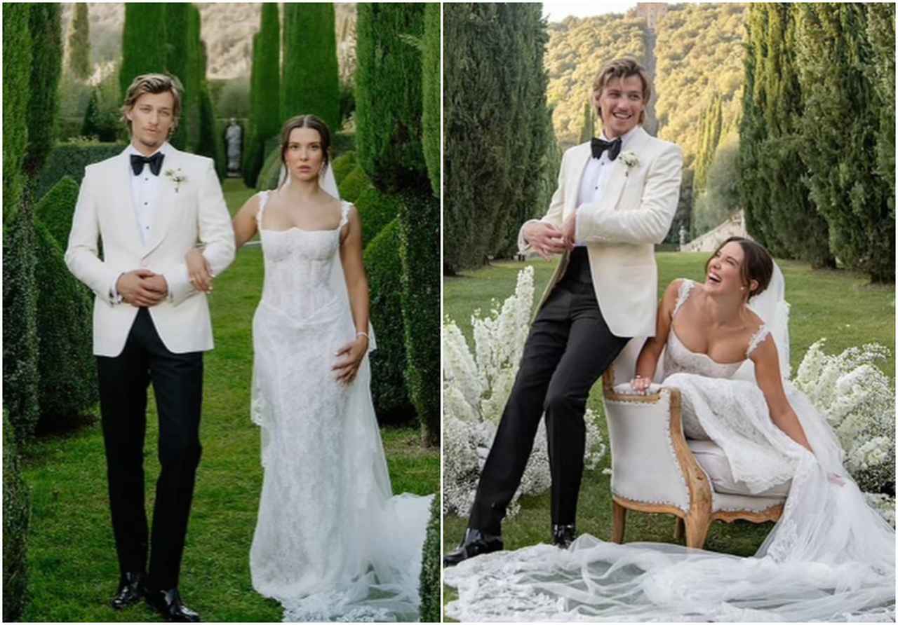 ミリー&ジェイクが2度目の挙式、司祭は『ストレンジャー・シングス』共演者