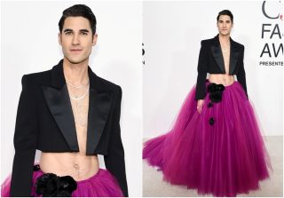 『glee/グリー』俳優、スカート姿がファビュラス