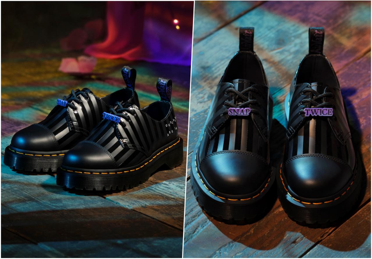 『ウェンズデー』とドクターマーチンがコラボ!『ウェンズデー』の世界観を反映