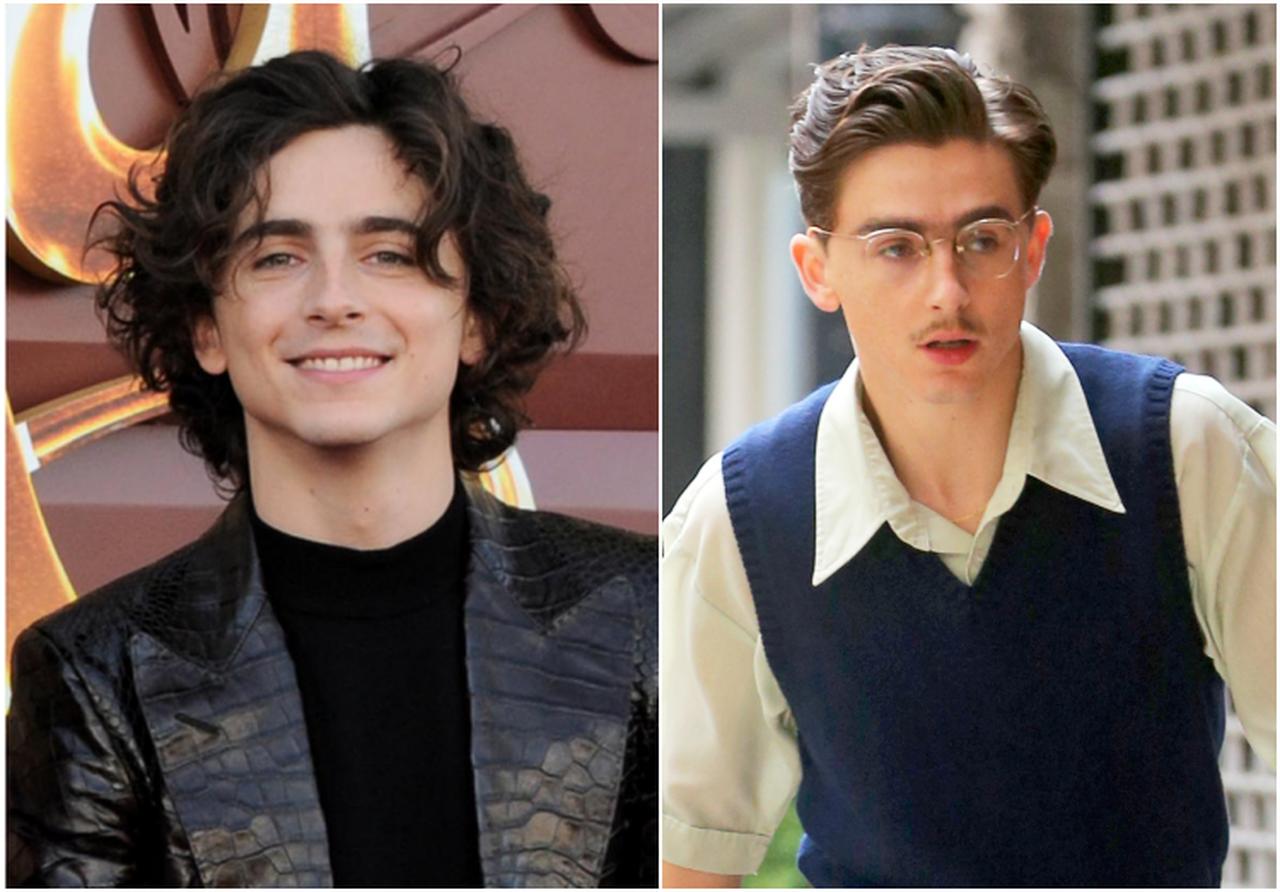 ティモシー・シャラメ、オールバックに口ひげで50年代風にイメチェン