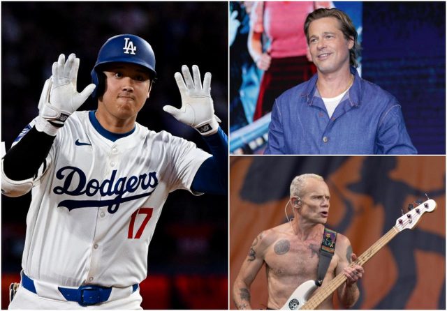 ブラピだけじゃなかった！レッチリメンバーもドジャースのポストシーズンの試合を観戦