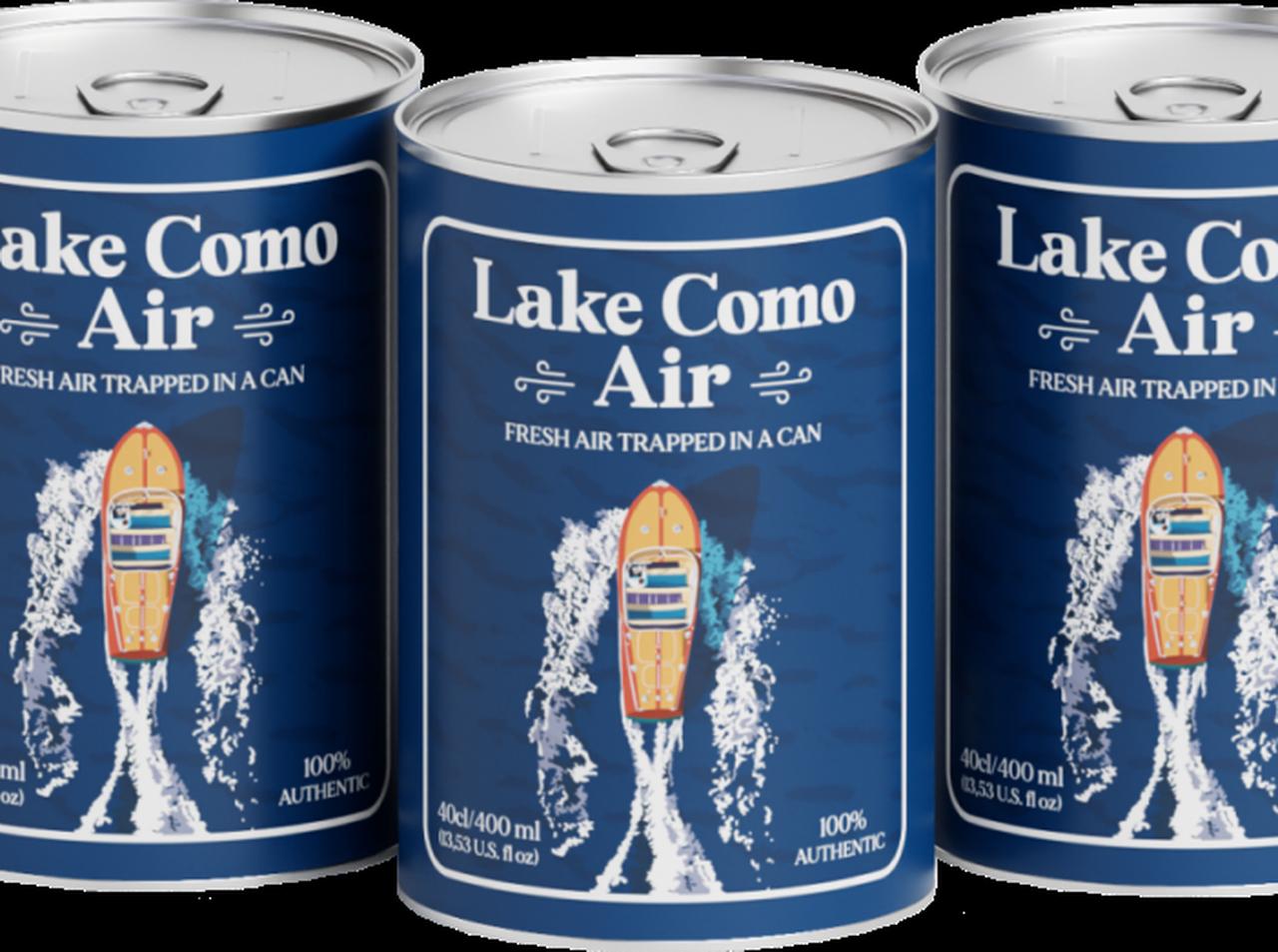 「コモ湖の空気」が入った缶がお土産で登場、いくらで購入できる?