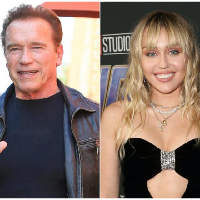 シュワちゃん、息子の元恋人マイリー・サイラスをベタ褒め