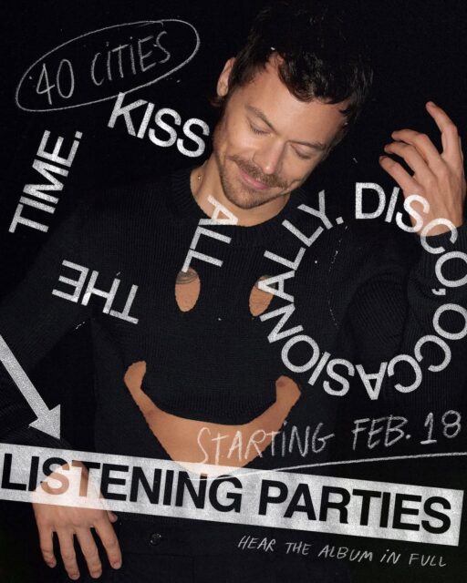 日本最速で新章を体感！ハリー・スタイルズ、新AL『Kiss All The Time. Disco, Occasionally.』先行試聴会が東京で開催決定