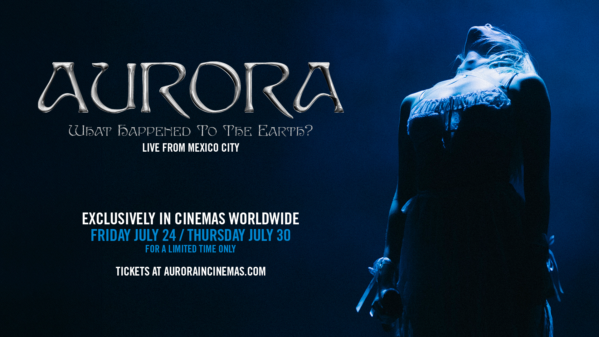 AURORA: What Happened To The Earth? Live From Mexico City 告知ビジュアル