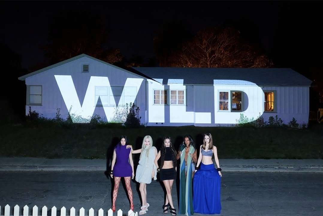 家の外壁にWILDの文字が浮かぶKATSEYEのコンセプト写真