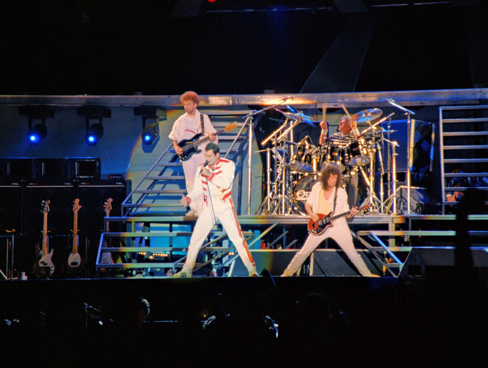 1986年ブダペスト公演でのクイーン