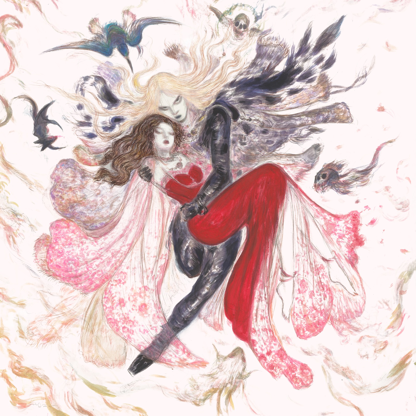天野喜孝が描いた2hollis。新作『Pirouette』は11月発売