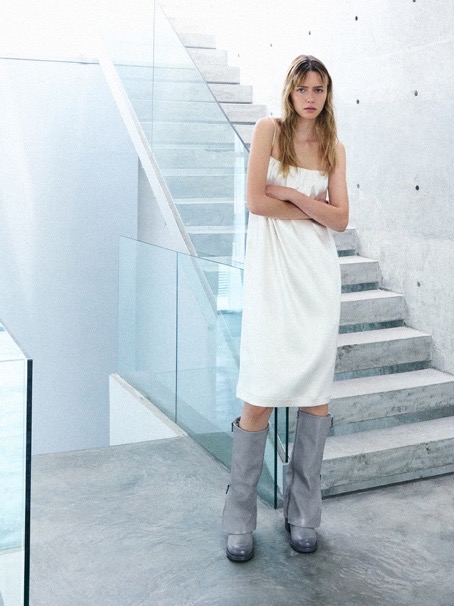 Louise ルーイ バーニッシュド ロングブーツ