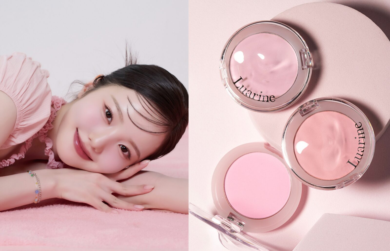 “モルモルメイク”を3色に。本田真凜のLuarineから初のパウダーチーク