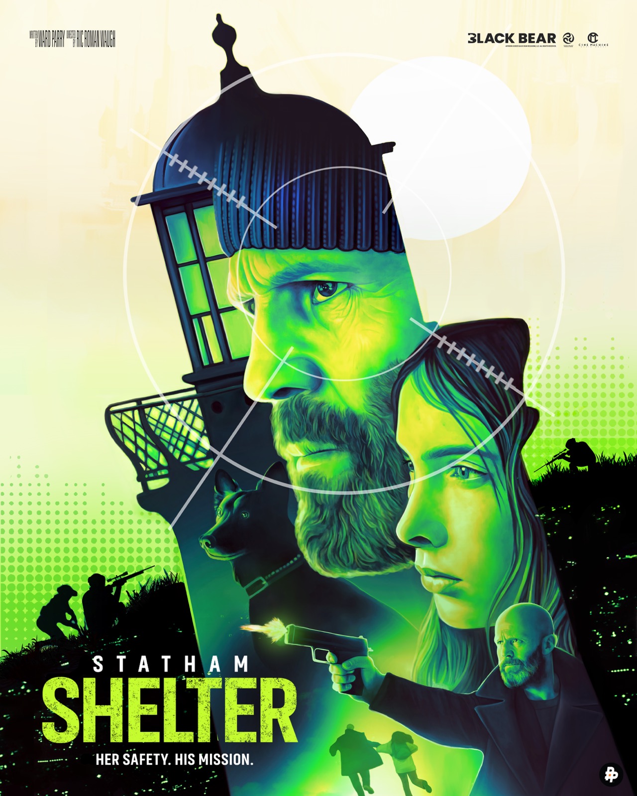 『シェルター』海外版アートビジュアル③ポップ・ステイサム