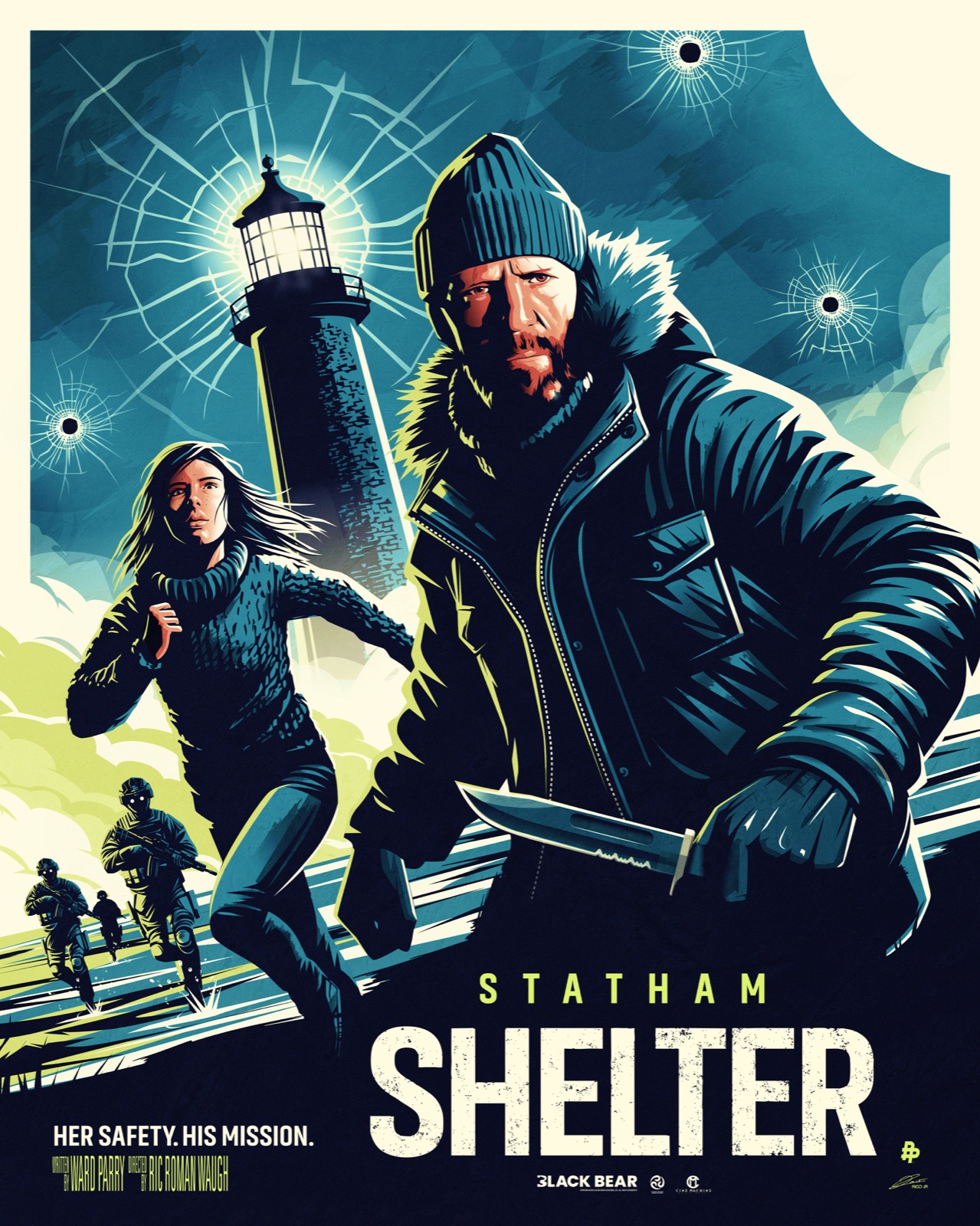 『シェルター』海外版アートビジュアル⑥ナイフ・ステイサム