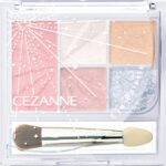 891円で冬のきらめきを5色。セザンヌ「フェイスアイパレット」に限定色