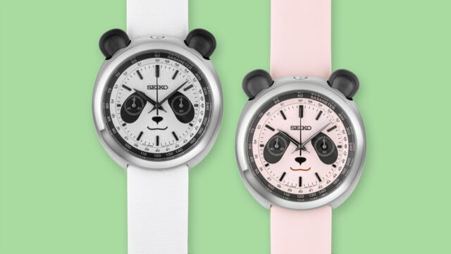 耳はボタン、針は笹の葉。セイコーが“パンダ好き専用”の腕時計を限定発売
