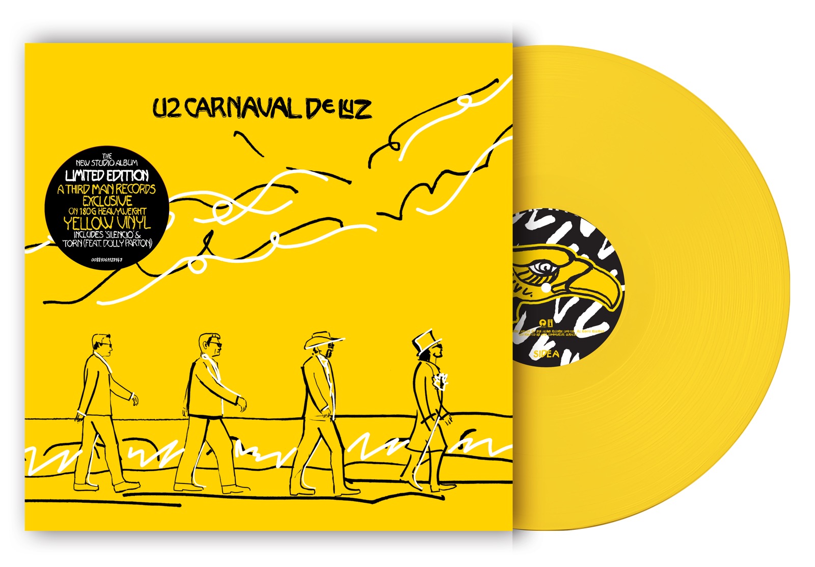 U2『Carnaval De Luz (Yellow Vinyl)』