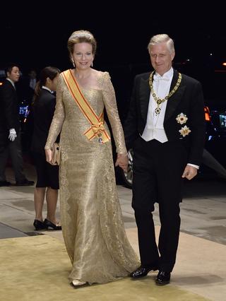 ベルギーのフィリップ国王とマチルド王妃
